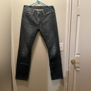 Levi's Classic Black Straight Jeans